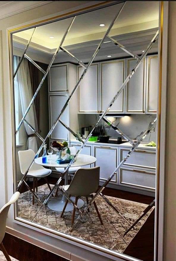 Modern home interior with glass divider near Dubagga